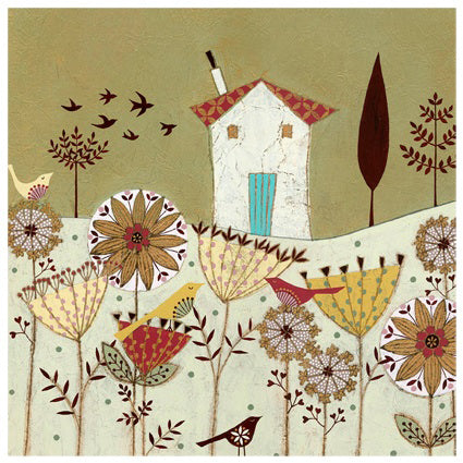 Watching the World go By Greetings Card