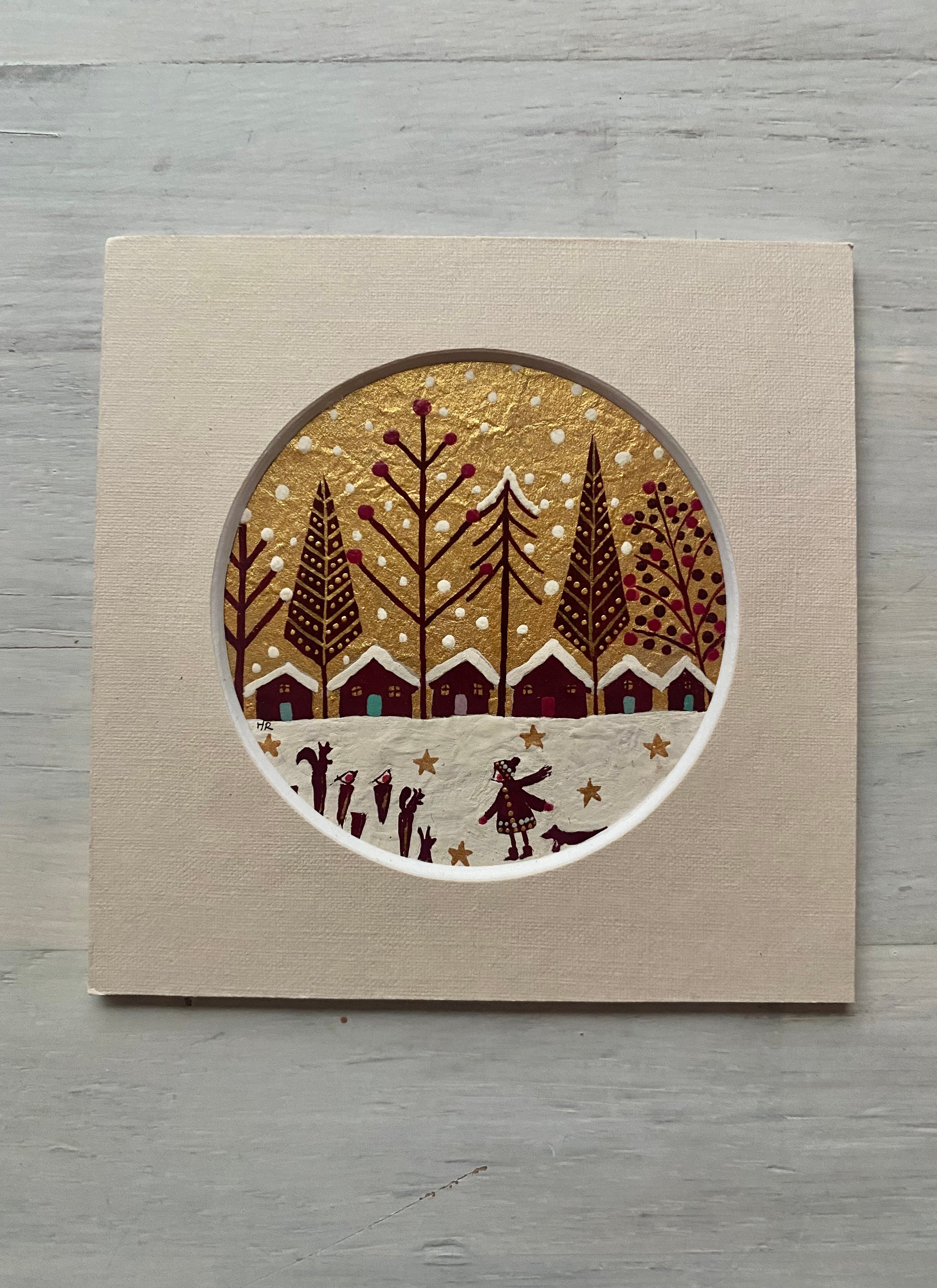 Snowy Walk – Helen Rhodes Art & Design